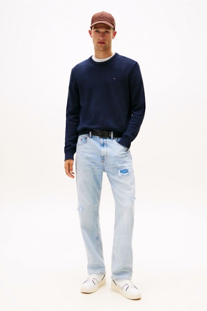 TJM SLIM ESS SWEATER EXT DM0DM12787 C1G DARK NIGHT NAVY